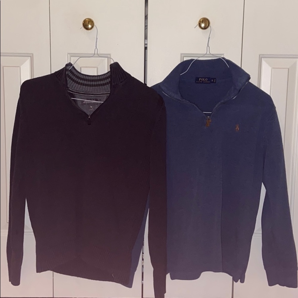 Polo Quarter zip, Eddie Bauer Quarter ZIP